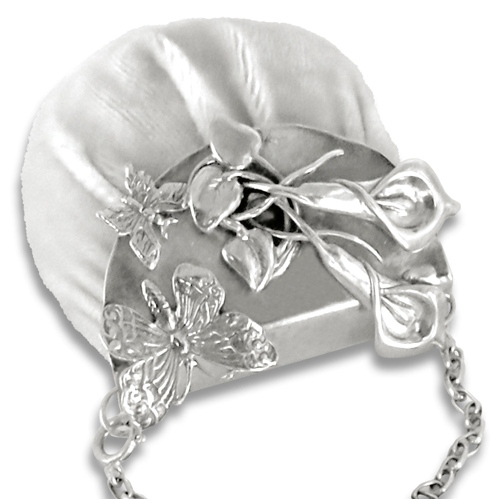 Two Calla Lilies with Butterflies