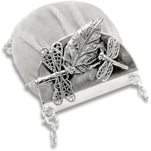 2 Dragonflies Pincushion Purse Frame