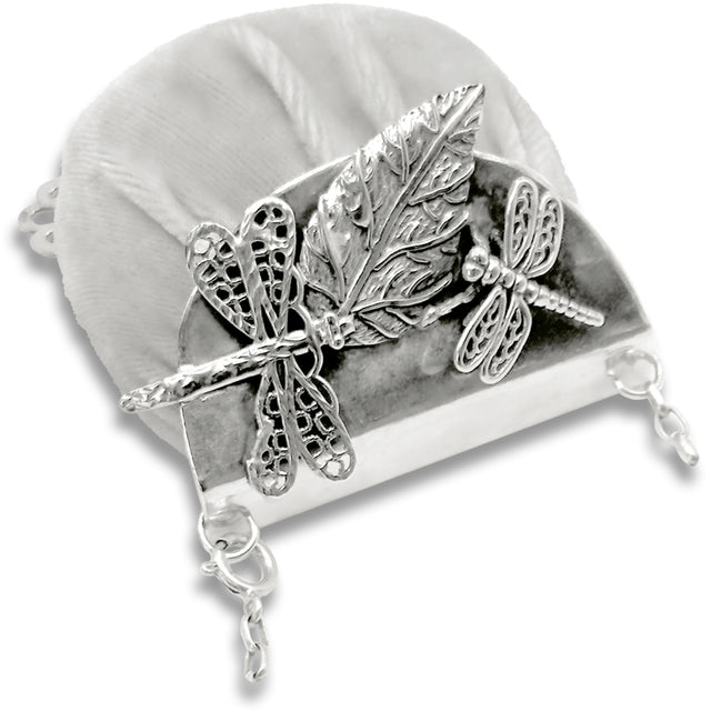 2 Dragonflies Pincushion Purse Frame