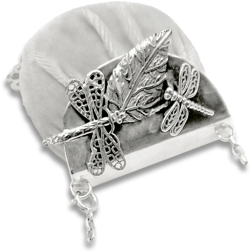 2 Dragonflies Pincushion Purse Frame