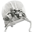 2 Dragonflies 3 Leaves Pincushion Purse Frame