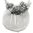 2 Flowers Honeycomb & Bee Pincushion Purse Frame