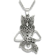 Celtic Owl & Acorns Chatelaine