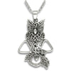 Celtic Owl & Acorns Chatelaine