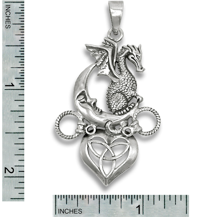 Dragon on the Moon Chatelaine