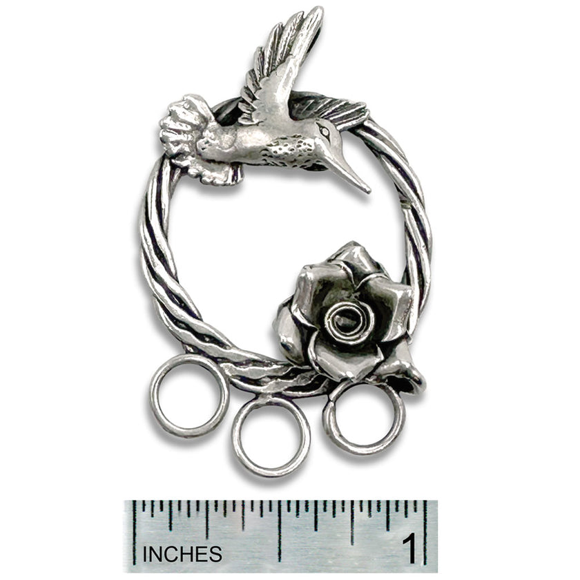 Hummingbird Wreath Chatelaine