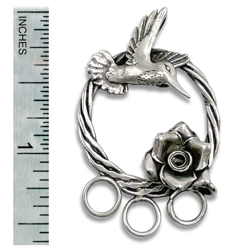 Hummingbird Wreath Chatelaine