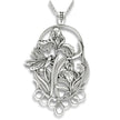 Iris & Dragonfly Chatelaine