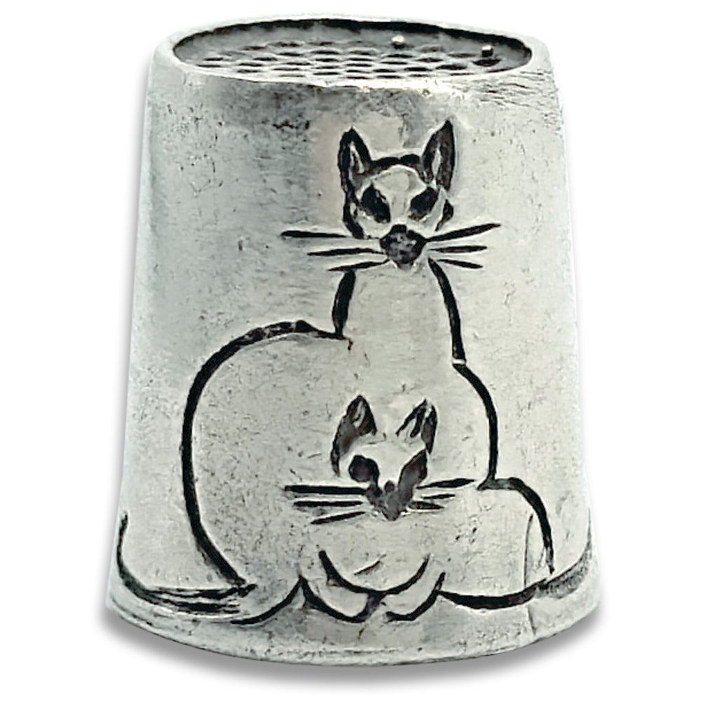 Cats - Etched Thimble - Size 3.75 - Discontinued
