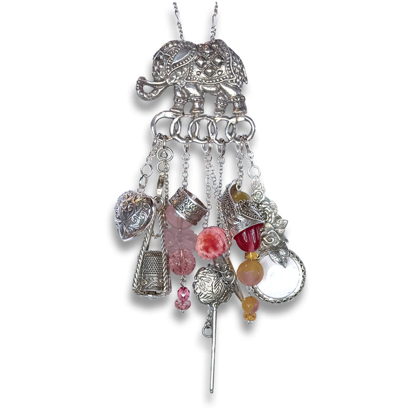India Elephant Chatelaine
