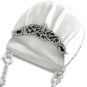 Lace Edge Pincushion Purse Frame