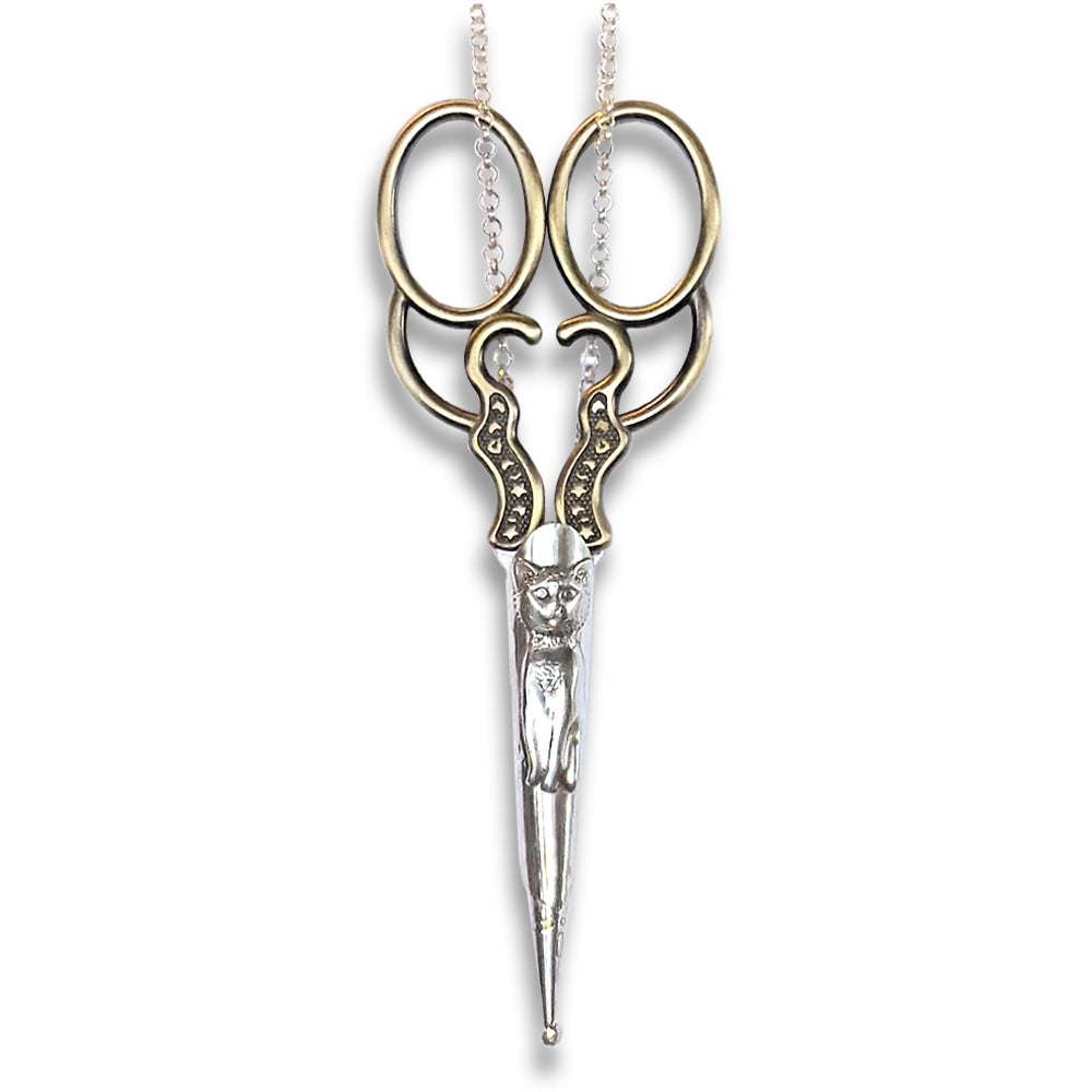 Sheathed Scissors Cat Scissor Sheath - Thimbles for You – ThimblesForYou.com