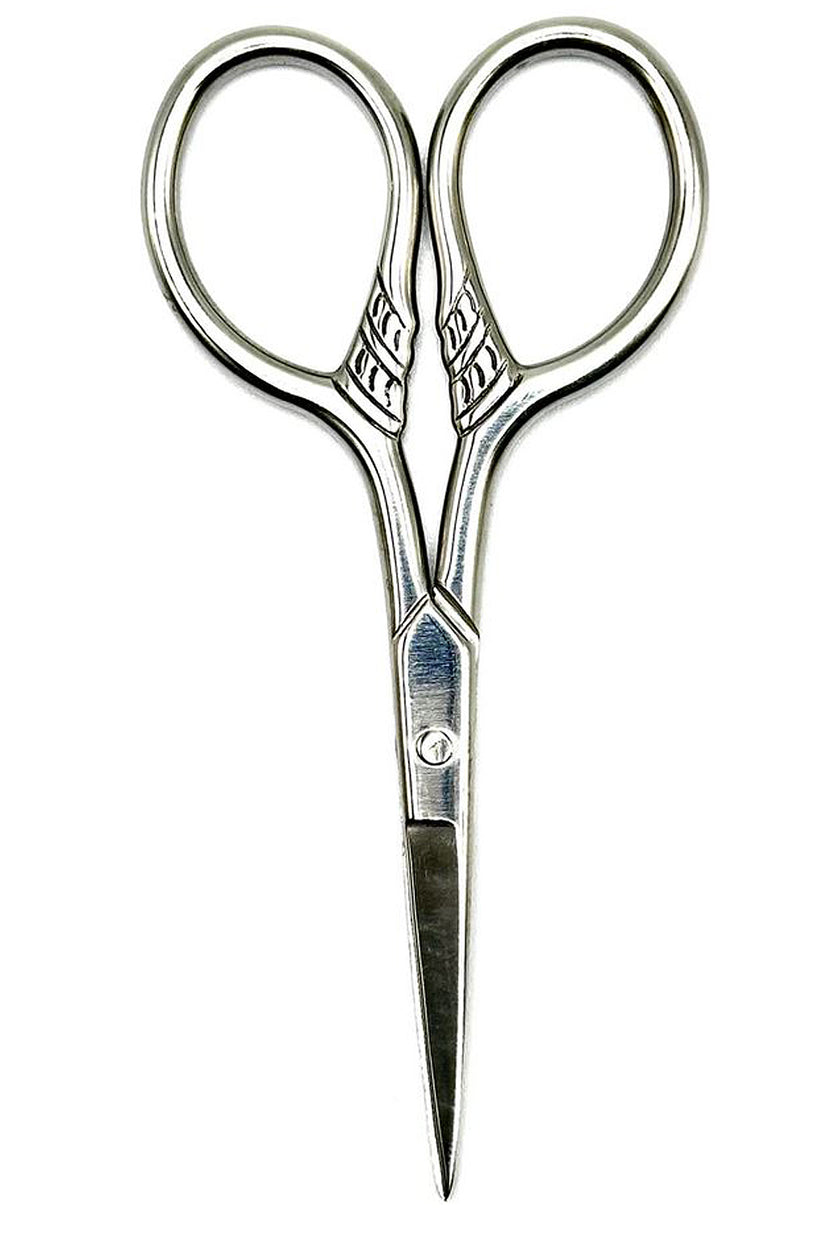 Tiny Embroidery Scissors crafted for precise cutting, perfect for thimble collections and sewing accessories.