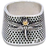 Dragonfly Tailor's Thimble with Gemstone
