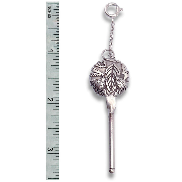 Ladybug Combination Tool - Needle Threader and Thread Cutter with sterling silver design, perfect for sewing accessories.