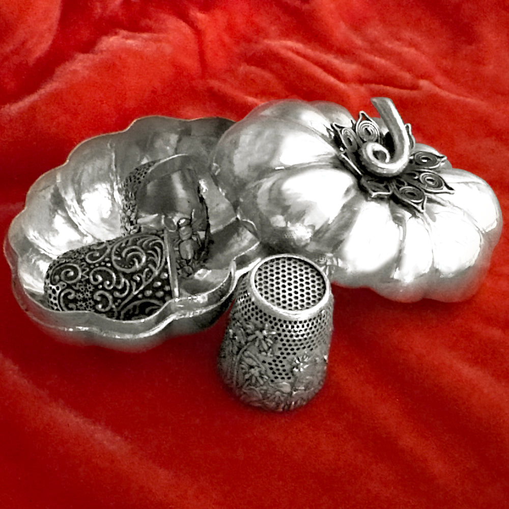 Thimble Box - Pumpkin Large – ThimblesForYou.com
