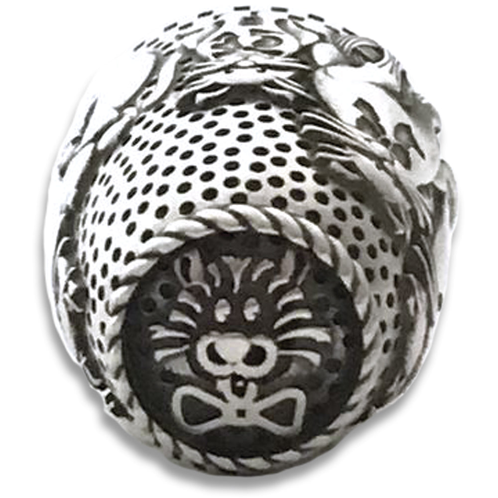 Fancy Cat Thimble in sterling silver - Thimbles for You ...