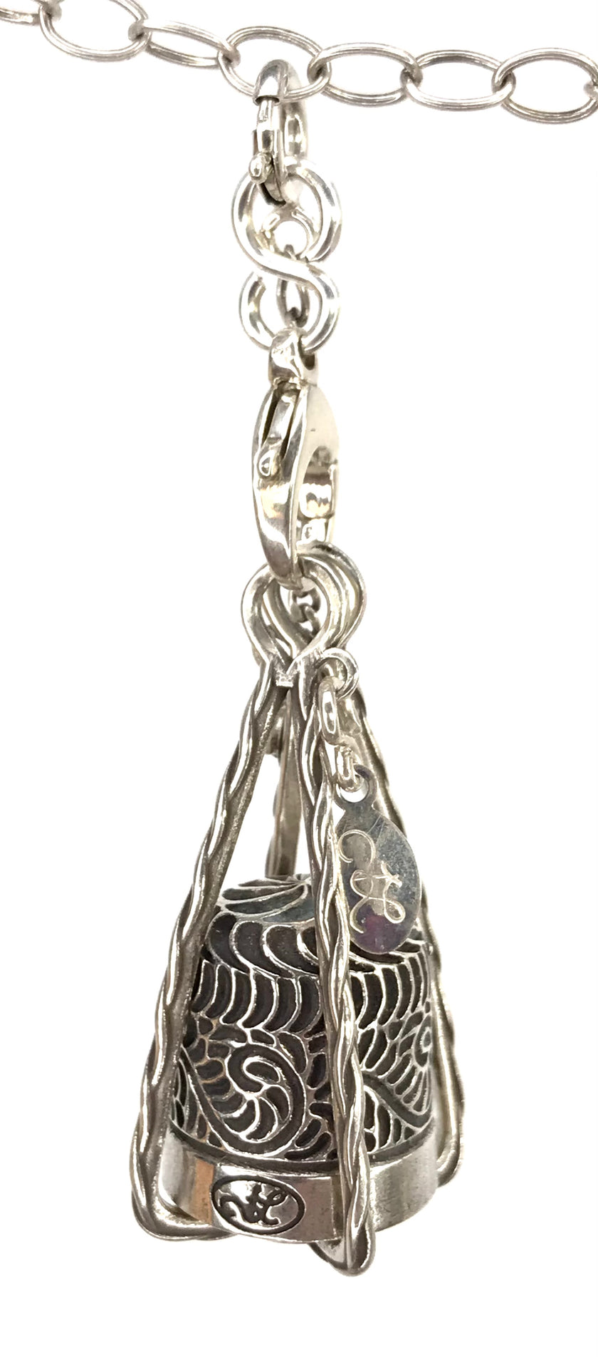 Wire Cages for Thimbles featuring intricate sterling silver craftsmanship and elegant design elements.