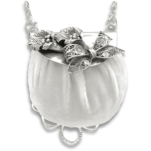 Calla Lilies & Bow Pincushion Purse Frame