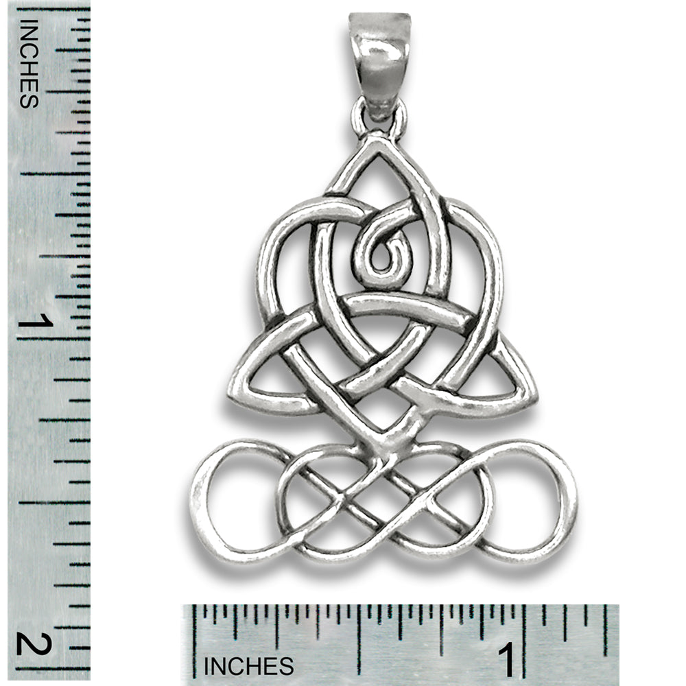 Celtic Heart Trinity Chatelaine