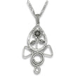 Teardrop Flower Chatelaine