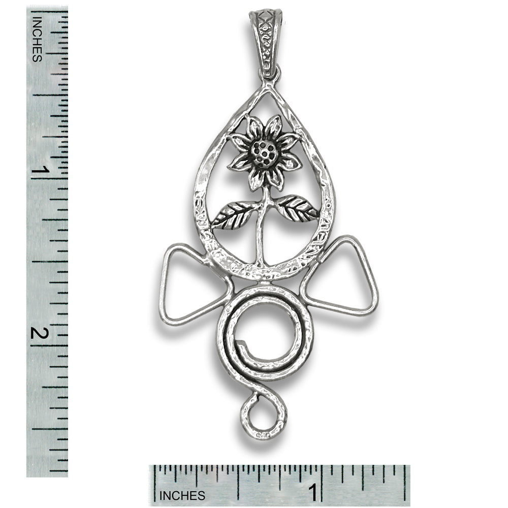 Teardrop Flower Chatelaine