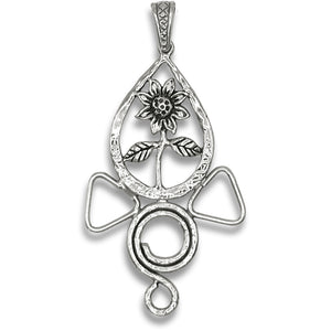 Teardrop Flower Chatelaine