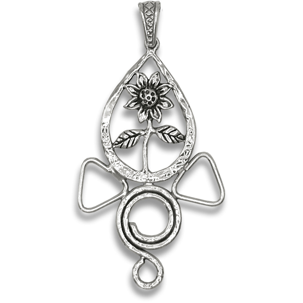 Teardrop Flower Chatelaine