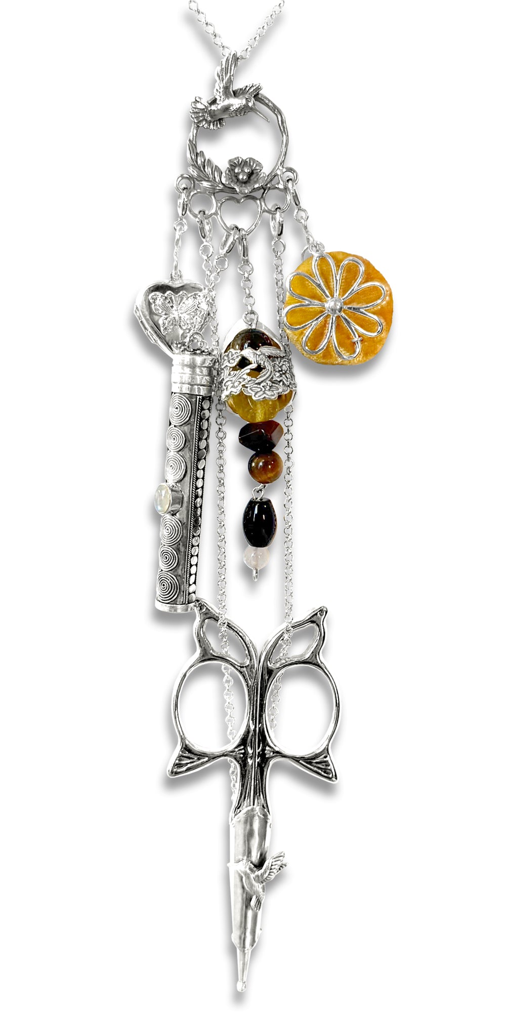 Hummingbird Wreath Chatelaine