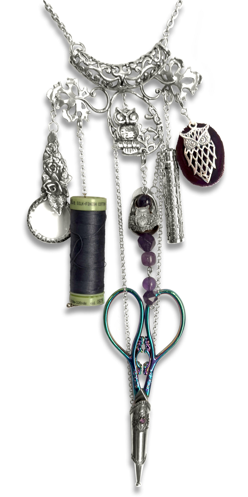 Owl Tube Slide Chatelaine