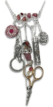 Pink Ruby Rocks Chatelaine
