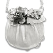 Flower Big Leaf Bee Pincushion Purse Frame