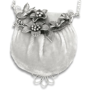 Hummingbird In My Garden Pincushion Purse Frame