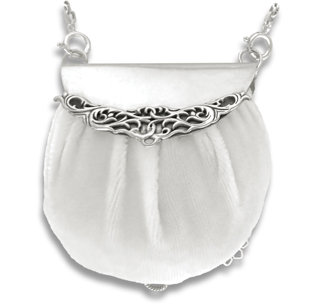Lace Edge Pincushion Purse Frame
