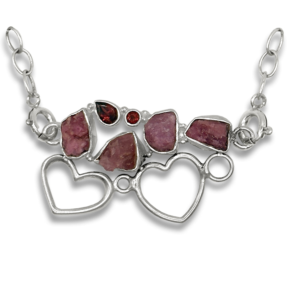 Pink Ruby Rocks Chatelaine