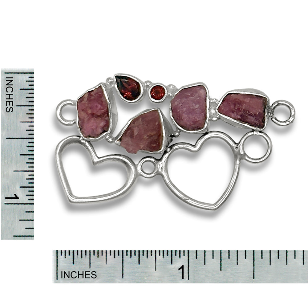 Pink Ruby Rocks Chatelaine