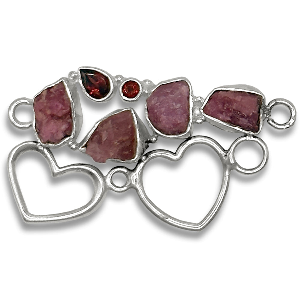 Pink Ruby Rocks Chatelaine