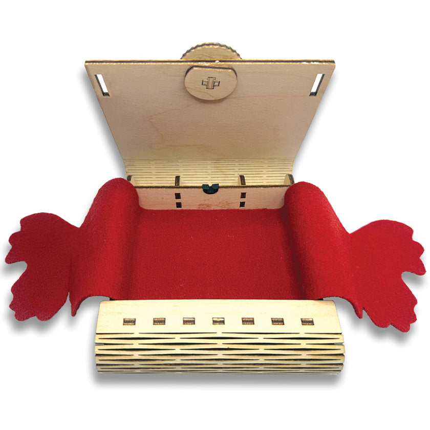 Sewing travel box - Wood
