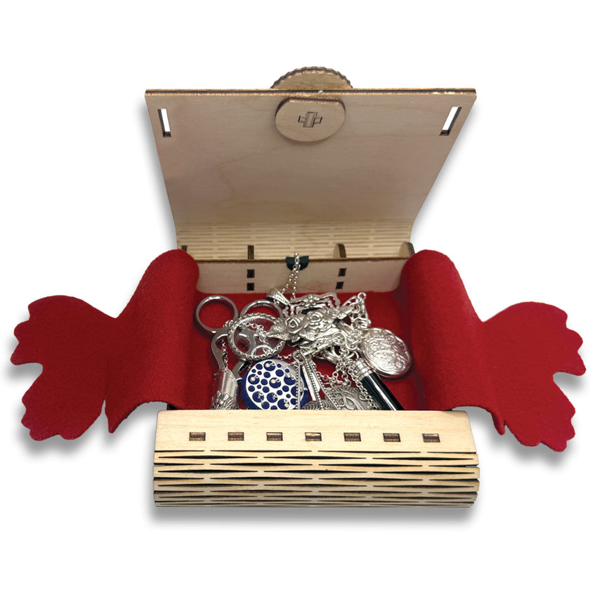 Sewing travel box - Wood