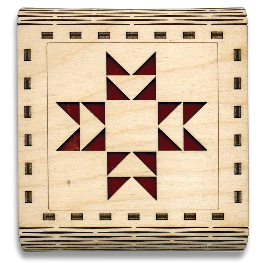 Sewing travel box - Wood